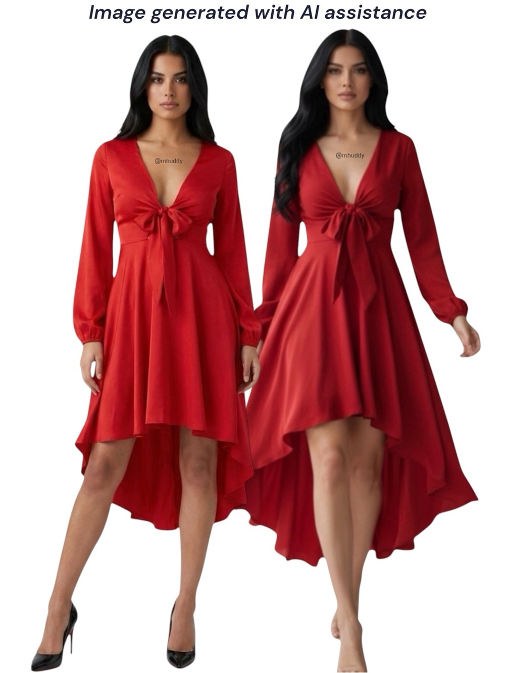 NWT Petal & Pup size 2 red wine high low tie front dress
